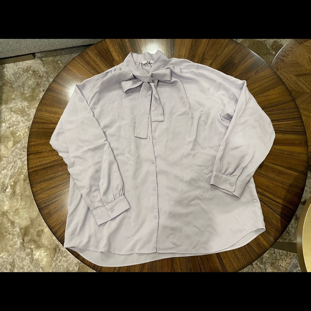 Lilac Uniqlo women blouse brand new L